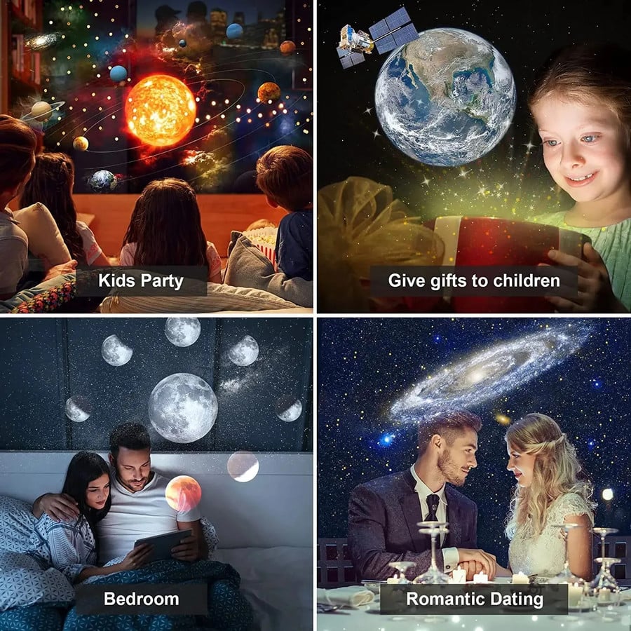 Night Light Galaxy Projector 