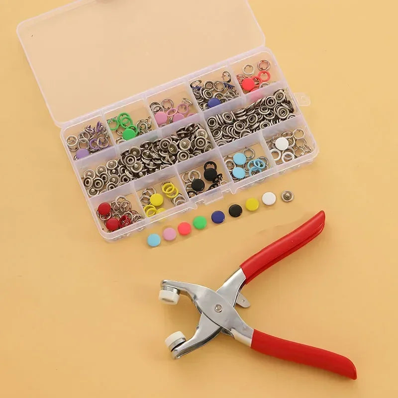 Metal Buttons Solid Plier Tool Set