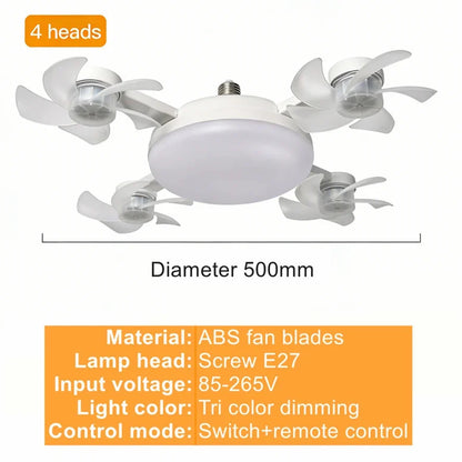 Led Ceiling Fans with Lights and Remote 3
