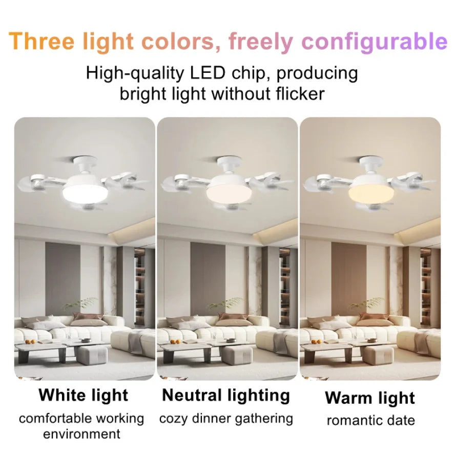 Led Ceiling Fans with Lights and Remote 3