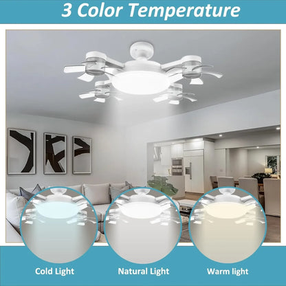 Led Ceiling Fans with Lights and Remote 3