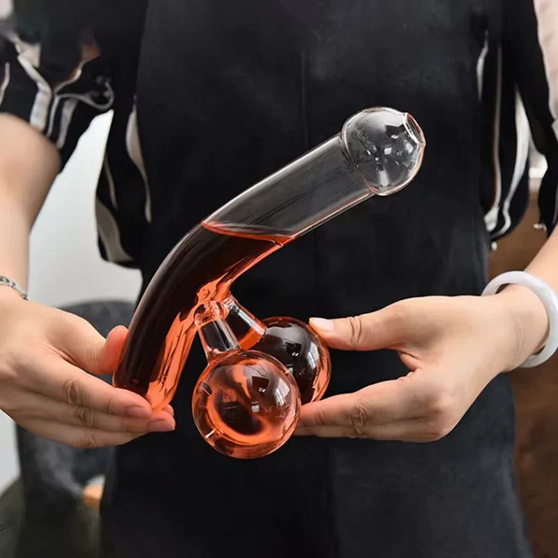Playful Decanter Glass