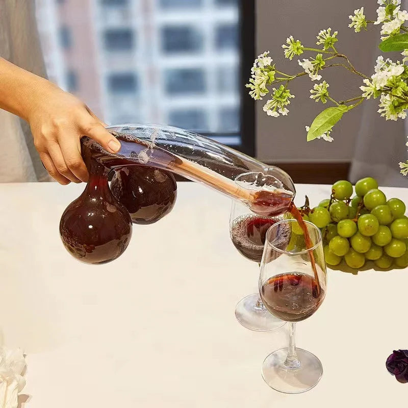 Playful Decanter Glass