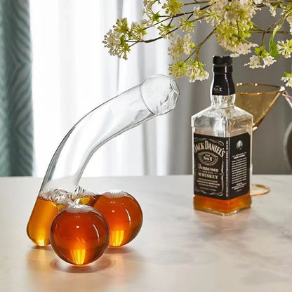 Playful Decanter Glass