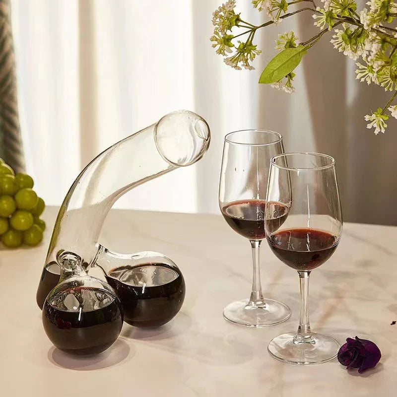Playful Decanter Glass