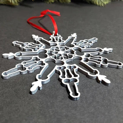 Funny  Snowflake Ornament