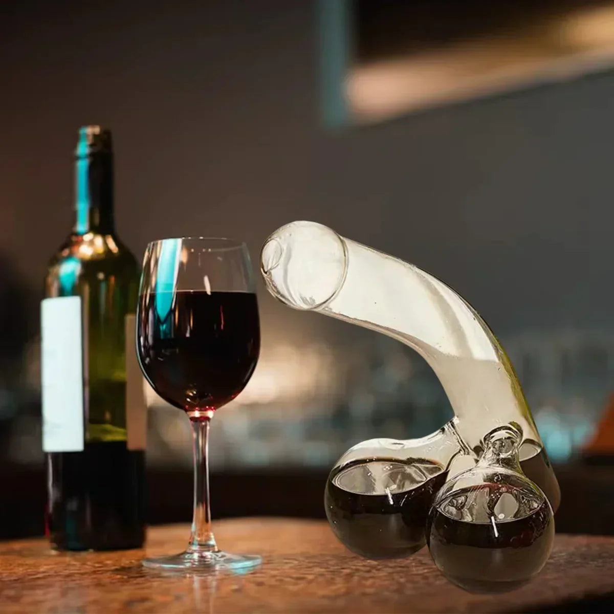 Playful Decanter Glass