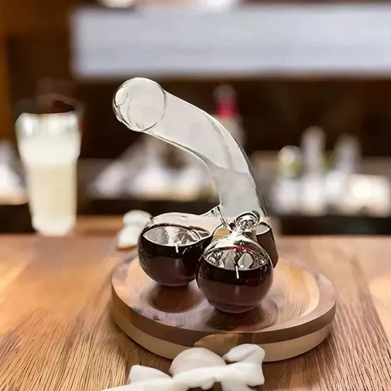 Playful Decanter Glass