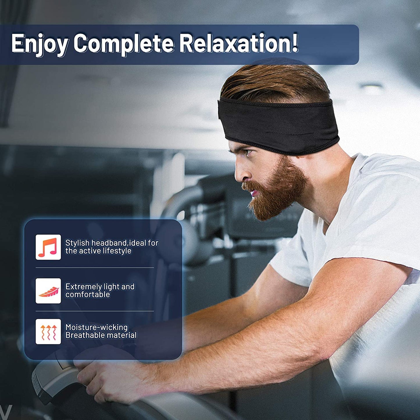 Bluetooth Sleep Eye Mask Wireless Headphone