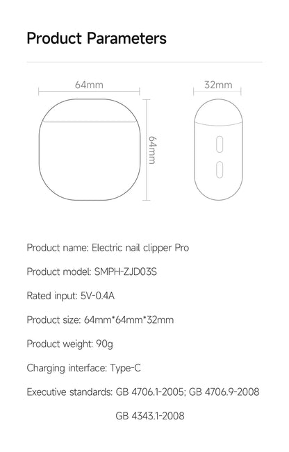 Electric Automatic Nail Clipper Pro