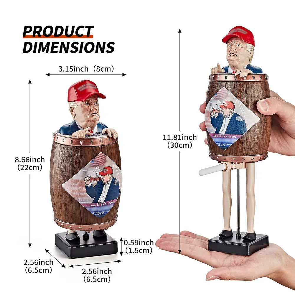 Donald Trump Funny Cigarette Dispenser Barrel