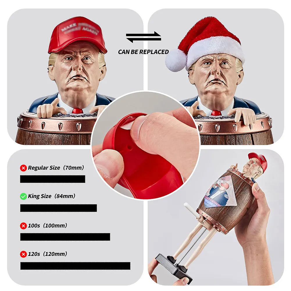 Donald Trump Funny Cigarette Dispenser Barrel