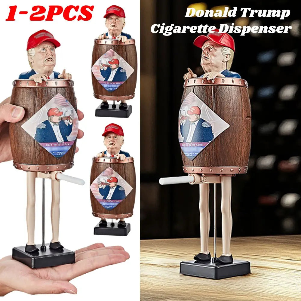 Donald Trump Funny Cigarette Dispenser Barrel
