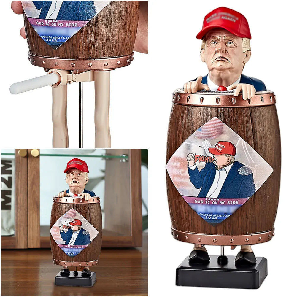 Donald Trump Funny Cigarette Dispenser Barrel