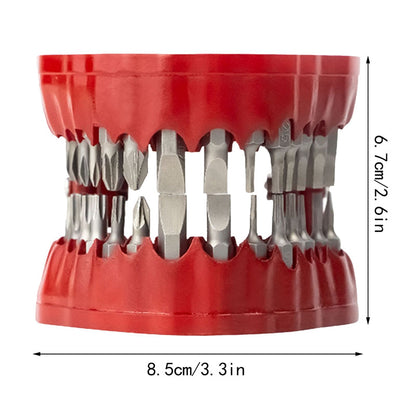 Halter für Zahnbohrer-Schraubenbits (einschließlich Arbeitsbits) 