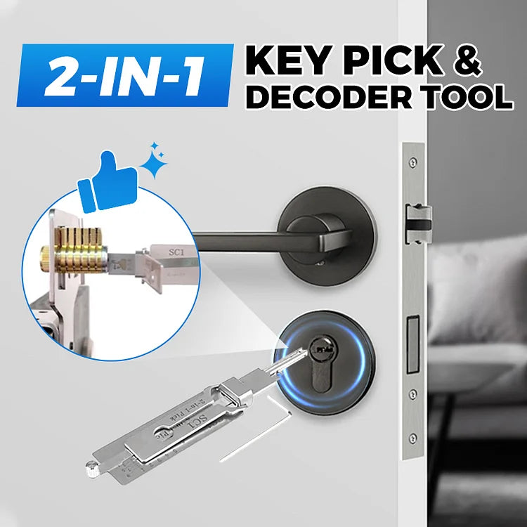 Key Pick & Decoder Tool 🔓️2-in-1