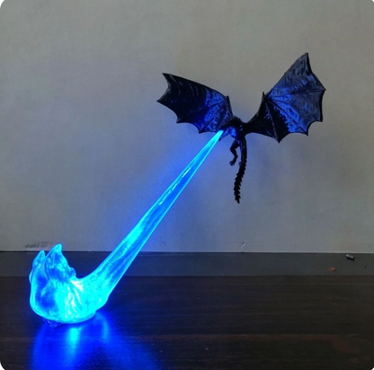Dragon Breath Flame Night Light Decor